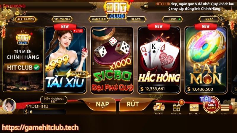 Hệ sinh thái game đổi thưởng siêu đỉnh tại Hitclub
