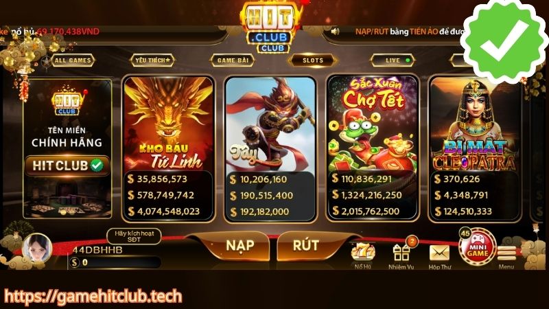 Ưu diểm làm nên tên tuổi cổng game Hitclub